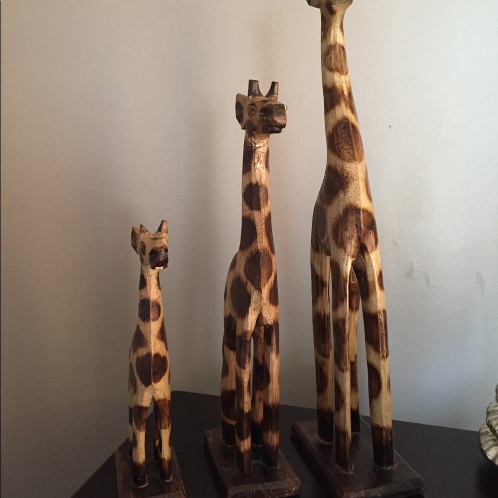 Set of 3 Giraffes